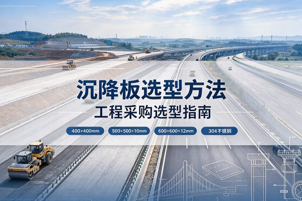 北湖沉降板选择方法