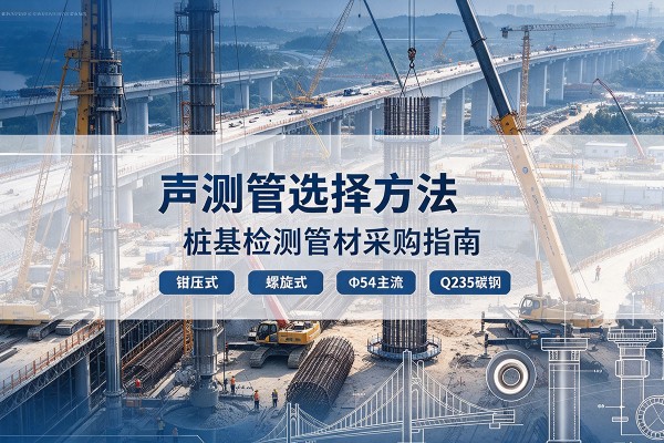 北湖声测管选型标准