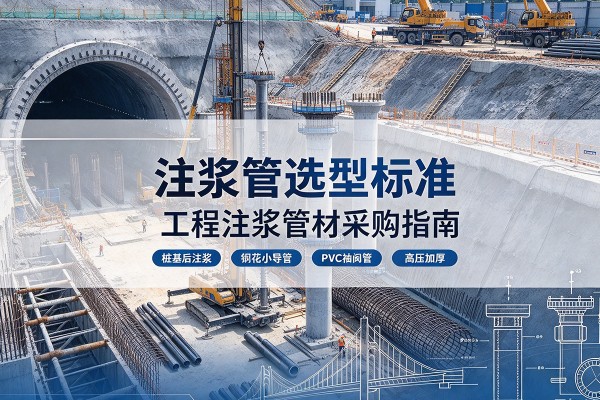 北湖注浆管选型标准