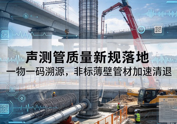 北湖声测管质量新规落地，一物一码溯源，非标薄壁管材加速清退