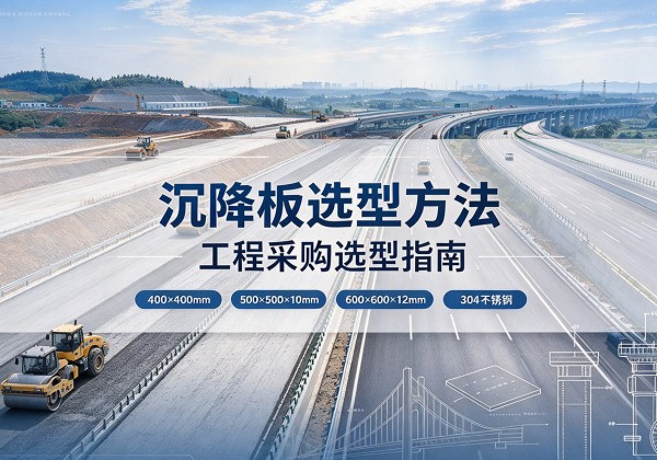 北湖沉降板选择方法